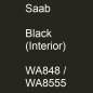 Preview: Saab, Black (Interior), WA848 / WA8555.